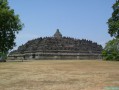 The temple of Borobudur taken from the big stones